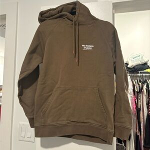 Olive/brown pas normal studios hoodie
